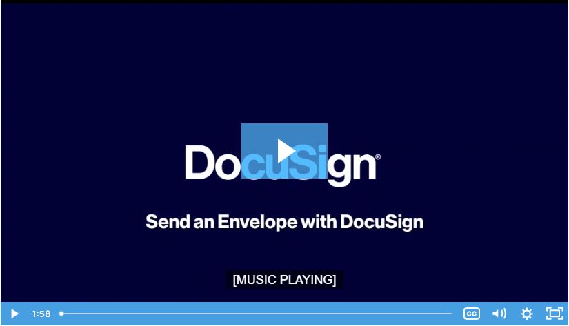 DocuSign Send an envelope